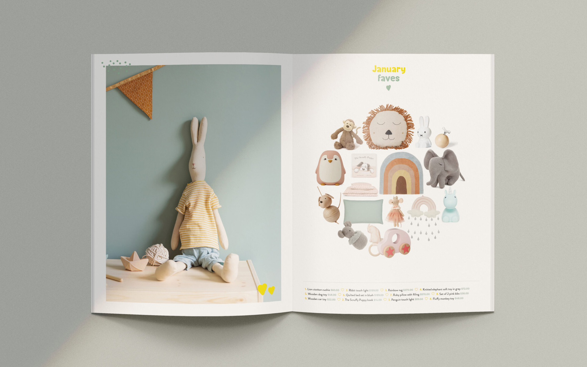 example of brochure and graphic design work by branding agency